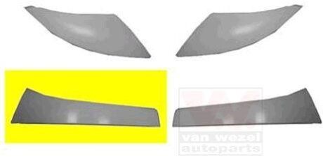 Полоска под фару Van Wezel 1651512