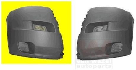 Угольник бампера переднего правый Van Wezel 1651566