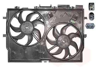 Вентилятор радиатора охлаждения Van Wezel 1651750