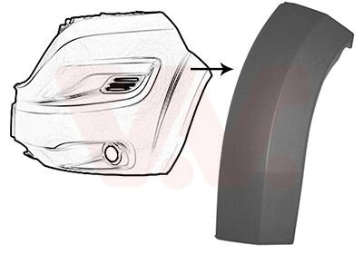 Расширитель крыла переднего левого Van Wezel 1652521