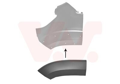 Расширитель крыла переднего левого Van Wezel 1652523