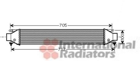 Интеркулер Van Wezel 17004355