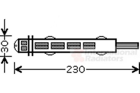 Осушитель кондиционера Van Wezel 1700D315