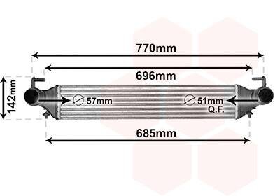 Интеркулер Van Wezel 17014702