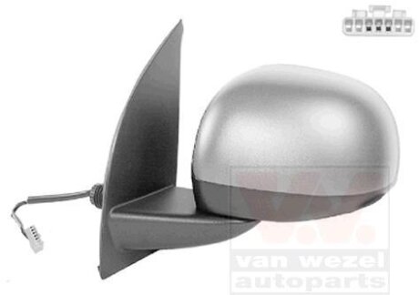 Зеркало наружное заднего вида правое Van Wezel 1711818