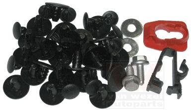 Крепление монтажное обшивки капота, комплект Van Wezel 1756797