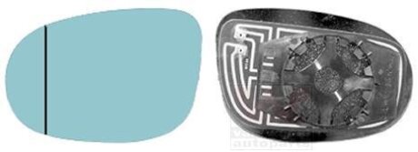 Зеркальный элемент левый Van Wezel 1787837