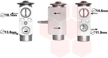 Клапан расширительный кондиционера Van Wezel 18001492