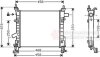 Радиатор охлаждения двигателя Van Wezel 18002373 (фото 1)