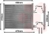 Радиатор кондиционера (Конденсатор) Van Wezel 18005262 (фото 1)