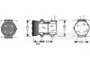 Компресор кондиціонера Ford Transit 2.4D/3.2D 00-14 Van Wezel 1800K167 (фото 2)