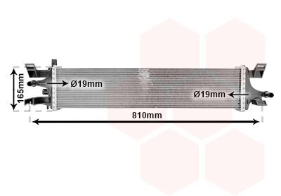 Радиатор охлаждения двигателя Van Wezel 18012718