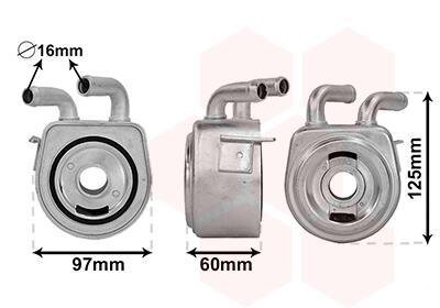 Радиатор масляный Van Wezel 18013706