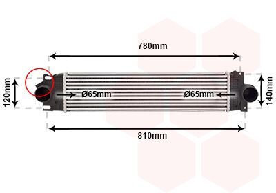 Интеркулер Van Wezel 18014711