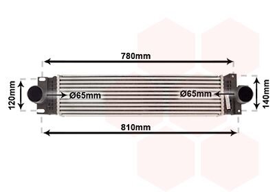 Интеркулер Van Wezel 18014714