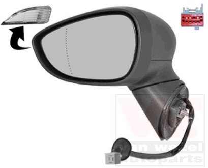 Зеркало наружное заднего вида левое Van Wezel 1801805 (фото 1)