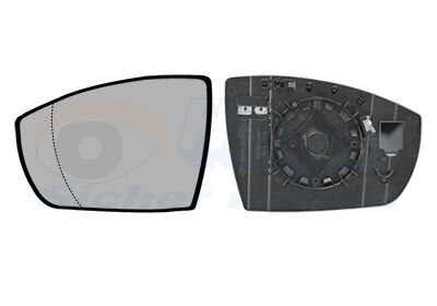 Зеркальный элемент левый Van Wezel 1802837