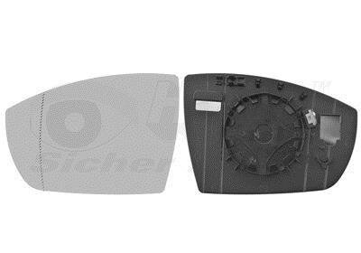 Зеркальный элемент левый Van Wezel 1803835