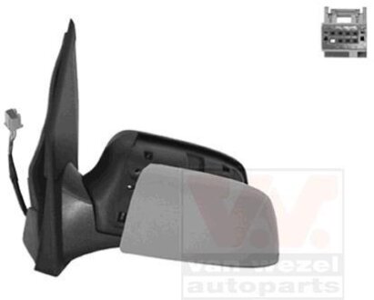 Зеркало наружное заднего вида левое Van Wezel 1806827