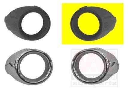 Решетка бампера переднего (заглушка) левая Van Wezel 1807593