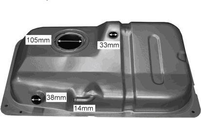 Топливный бак Van Wezel 1830082
