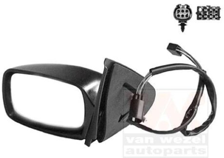 Зеркало наружное заднего вида левое Van Wezel 1830807