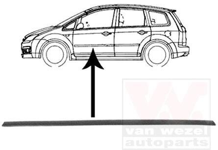 Накладка двери Van Wezel 1863423