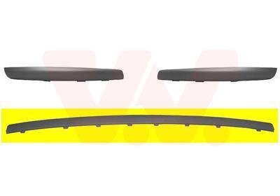 Накладка бампера заднего Van Wezel 1863551