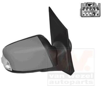 Зеркало наружное заднего вида правое Van Wezel 1863806