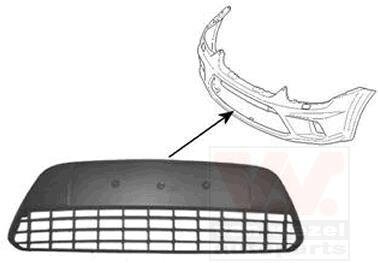 Решетка бампера переднего Van Wezel 1864590