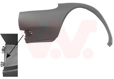 Угольник бампера переднего левый Van Wezel 1865563