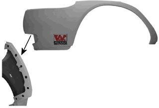 Угольник бампера переднего правый Van Wezel 1865568