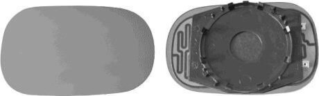 Зеркальный элемент Van Wezel 1865839