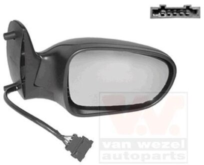 Зеркало наружное заднего вида правое Van Wezel 1867808