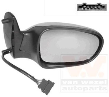 Зеркало наружное заднего вида правое Van Wezel 1867818