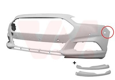 Бампер передний Van Wezel 1883576