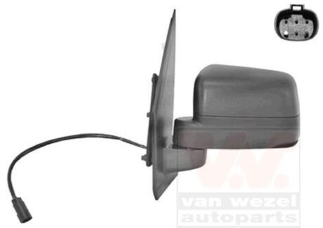 Зеркало наружное заднего вида левое Van Wezel 1886807