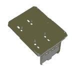 Кронштейн аккумулятора Van Wezel 1895254