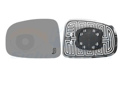 Зеркальный элемент правый Van Wezel 1897838