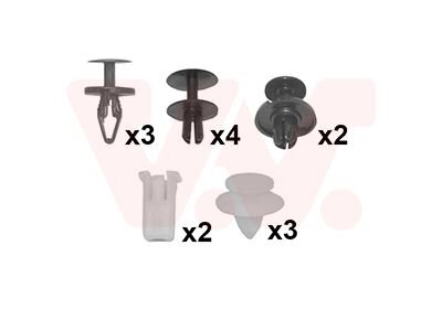 Комплект монтажный крыла Van Wezel 1947796