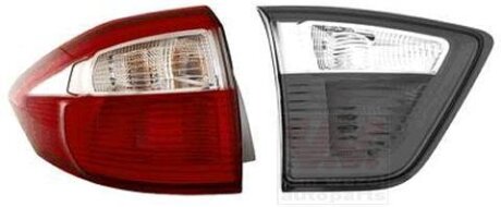 Фонарь задний внешний левый Van Wezel 1966931