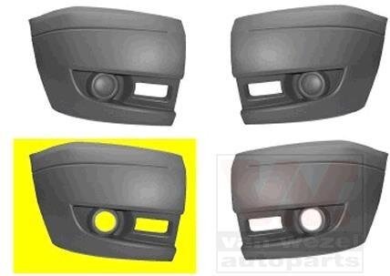 Угольник бампера переднего правый Van Wezel 1985566