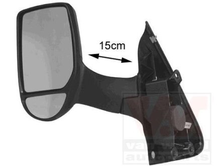 Зеркало наружное заднего вида правое Van Wezel 1985812U