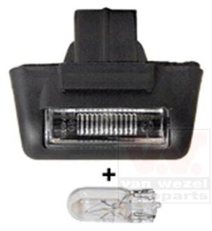 Фонарь подсветки номерного знака Van Wezel 1985920