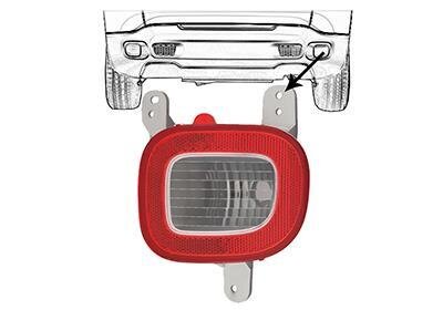 Фонарь заднего хода правый Van Wezel 2128930