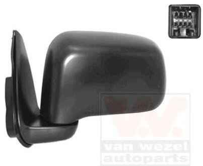 Зеркало наружное заднего вида левое Van Wezel 2565815