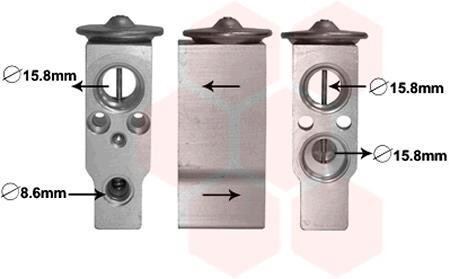 Клапан расширительный кондиционера Van Wezel 27001257