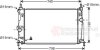 Радиатор охлаждения двигателя Van Wezel 27002254 (фото 2)