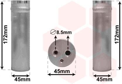 Осушитель кондиционера Van Wezel 2700D185
