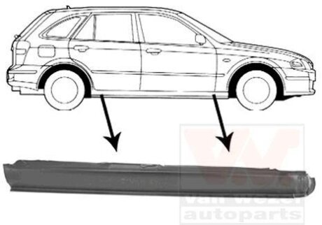Порог правый Van Wezel 2732104